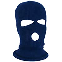 Los mejores  - Jackallo Máscara Facial de Punto para Hombres Unisex Mujeres con 3 Agujeros Máscara de Punto Cálida de Invierno Máscara…